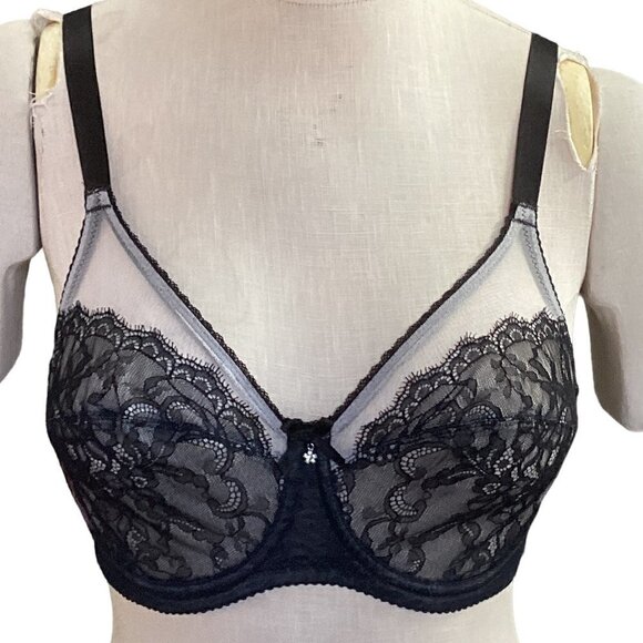 Wacoal Style 855186 Retro Chic Full Coverage Underwire Bra Sz 32D 159D - Picture 1 of 12
